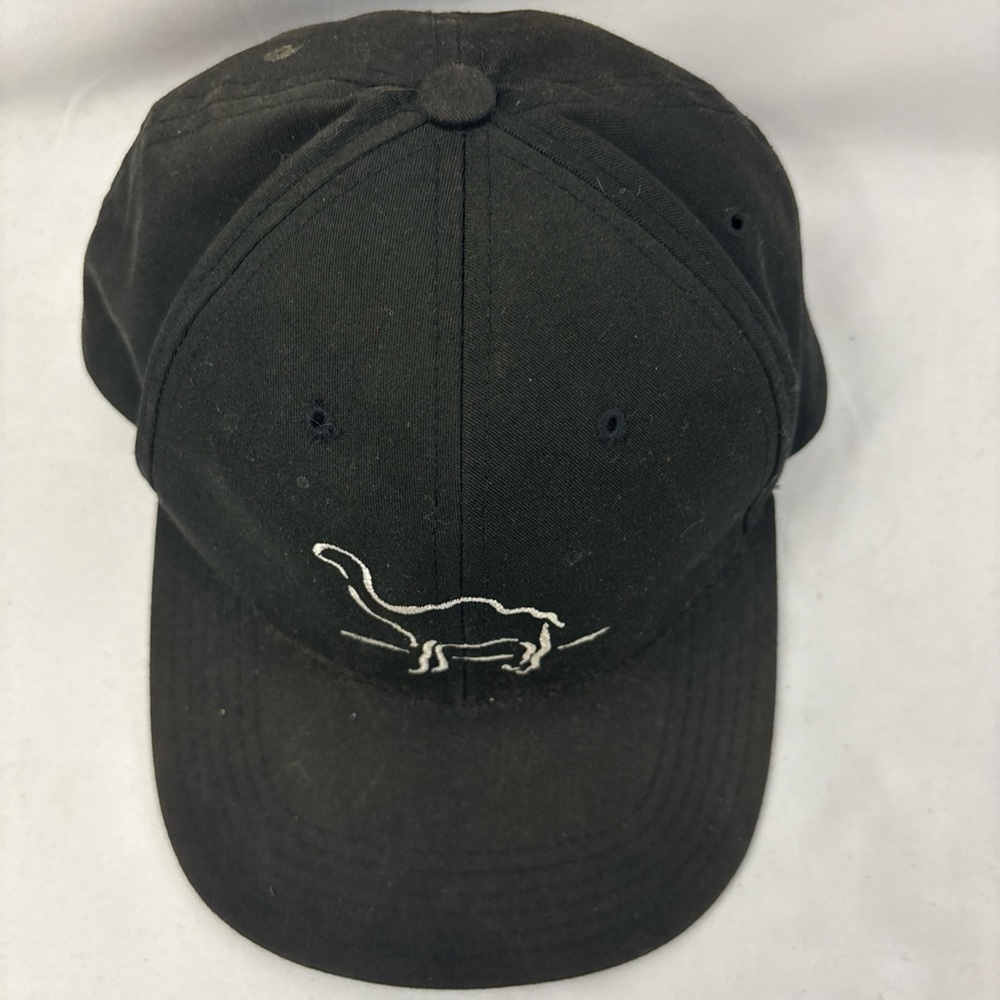 VINTAGE Camel Cigarettes Hat Mens OS Black White Joe Camel Snapback Cap 90s Hat - Picture 3 of 10